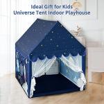 Kids Play Tent Playhouse Indoor Outdoor Tent Kids Boys Toddler Kids Tent Large Castle Play House Spaceship Tent, Outer Space Rocket Blue by Sherilyn