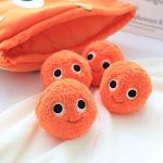 Angleliu Cheesy Puffs Plush Pillow,Stuffed Toy Game Pillow with a Bag of Cheesy Puffs Balls,for Children Sleep Home Decoration (Small) from Angleliu