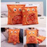 Angleliu Cheesy Puffs Plush Pillow,Stuffed Toy Game Pillow with a Bag of Cheesy Puffs Balls,for Children Sleep Home Decoration (Small) from Angleliu
