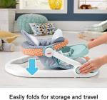 Fisher-Price Sit-Me-Up Floor Seat with Tray, Penguin-Themed Portable Infant Chair with Snack Tray and Toys from Fisher-Price