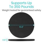Vive Pivot Disc - Patient Transfer Board - Mobility Standing Device - 360 Degree Rotation for Transferring and Direction Change - for Elderly, Seniors and Disabled - Non-Slip 16 Inch Diameter by Vive Health