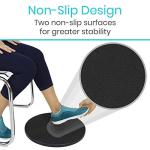 Vive Pivot Disc - Patient Transfer Board - Mobility Standing Device - 360 Degree Rotation for Transferring and Direction Change - for Elderly, Seniors and Disabled - Non-Slip 16 Inch Diameter by Vive Health