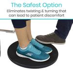 Vive Pivot Disc - Patient Transfer Board - Mobility Standing Device - 360 Degree Rotation for Transferring and Direction Change - for Elderly, Seniors and Disabled - Non-Slip 16 Inch Diameter by Vive Health