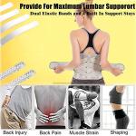Lower Back Braces for Back Pain Relief - Compression Belt for Men & Women - Lumbar Support Waist Backbrace for Herniated Disc, Sciatica, Scoliosis - Breathable Mesh Design, Adjustable Straps (S, Gray) from Health In