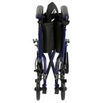 Drive Medical ATC19-BL Lightweight Aluminium Transport Wheelchair with Swing-Away Footrest, Blue from Drive Medical