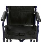 Drive Medical ATC19-BL Lightweight Aluminium Transport Wheelchair with Swing-Away Footrest, Blue from Drive Medical
