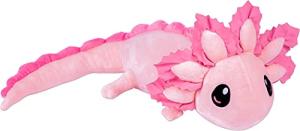 Axolotl Weigted Plush - Realistic, 4 Pounds, 26 Inches Long, Cute Pink Axolotl Plushie Large Weighted Stuffed Animal for Anxiety Focus or Sensory Input Toy Christmas Birthday Gifts for Kids from Kawaii Axolotl