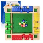 Shut The Box Game, Wooden Board Dice Games for Adults and Kids 2-4 Player Family Classics Tabletop Version Games for Classroom, Party, or Pub from Eupboron