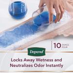 Depend Silhouette Incontinence Underwear, Medium (32â42" Waist), Maximum Absorbency, Black & Pink & Berry, 14 Count by Kimberly-Clark Corp.