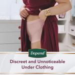 Depend Silhouette Incontinence Underwear, Medium (32â42" Waist), Maximum Absorbency, Black & Pink & Berry, 14 Count by Kimberly-Clark Corp.