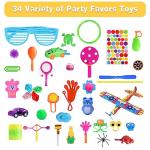 Max Fun 200pcs Party Toys Assortment Party Favors for Kids Birthday Carnival Prizes Box Goodie Bag Fillers Classroom Rewards Pinata Filler Toys Treasure Box by Max Fun
