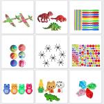Max Fun 200pcs Party Toys Assortment Party Favors for Kids Birthday Carnival Prizes Box Goodie Bag Fillers Classroom Rewards Pinata Filler Toys Treasure Box by Max Fun