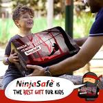 Adventurous Ninja Pulley Kit for Kids - Outdoor Fun with 70 ft. Slackline and Adjustable Swing Seat - Kids Slider Line Kit for Yard or Park - Slider Lines for Backyard Kids Ages 5-14 from NinjaSafe