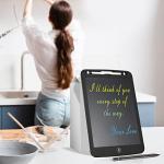 LCD Writing Tablet Doodle Board for 3-10 Year Old Kids, 10 inch Electronic Graphics Ewriter Tablet with Lanyard for Toddler Girls/Boys Toys Learning Drawing Toy for 4 5 6 7 Years Old Kids (X-Black) by SOOOO