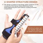 Scurnhau Pinky Finger Splint, Boxer Fracture Splint, Metacarpal Broken Splint, 4th and 5th Finger Support brace for Straightening, Dislocated, Arthritis and Mallet Finger, Fits Left or Right Hand from Scurnhau