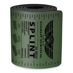 EVERLIT Survival 36 Inch Splint - Lightweight Reusable Combat Splint, Waterproof First Aid Medical Tactical Field Splint for Bone Fracture Treatment (36" Rolled) by EVERLIT