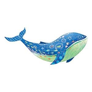 Big Floor Puzzle,48pcs Animal Shaped Jigsaw Puzzles, Toddler Games and Gifts for Kids Ages 3 Years and Up, Best for Family Game Collection New Year Christmas Birthday Kids Gifts (Whale) from Udodo