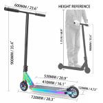 LMT01-V2 Professional Scooter-Trick Scooter-Intermediate Professional Stunt Scooter Suitable - Children, Teenagers Adults 8 Years Old Above-Durable (Black Color) by Shen Zhen LMT Sport Co.Ltd