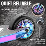 LMT01-V2 Professional Scooter-Trick Scooter-Intermediate Professional Stunt Scooter Suitable - Children, Teenagers Adults 8 Years Old Above-Durable (Black Color) by Shen Zhen LMT Sport Co.Ltd