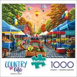 Buffalo Games - Farmers Market - 1000 Piece Jigsaw Puzzle by Buffalo Games