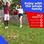 Elite Sportz Ring Toss Games for Kids - Indoor Holiday Fun or Outdoor Yard Game for Adults & Family - Easy to Set Up with Compact Carry - Backyard Toys & Easter Gifts by Elite Sportz Equipment