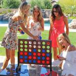 GoSports Giant Wooden 4 in a Row Game - Choose Between Classic White or Dark Stain - 2 Foot Width - Huge 4 Connect Family Fun with Coins, Case and Rules by P&P Imports LLC