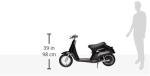 Razor Pocket Mod Miniature Euro-Style Electric Scooter - Vapor - FFP Vapor Black, 50 x 18 x 30" by Razor USA, LLC