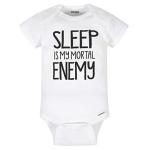 Onesies Brand Baby 8-Pack Bodysuits, Grey Funny, 0-3 Months from 