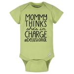 Onesies Brand Baby 8-Pack Bodysuits, Grey Funny, 0-3 Months from 