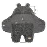 BlueSnail Newborn Receiving Blanket Baby Sleeping Wrap Swaddle (Gray) by BlueSnail