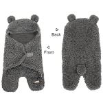 BlueSnail Newborn Receiving Blanket Baby Sleeping Wrap Swaddle (Gray) by BlueSnail