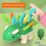 Toddler Montessori Toys Learning Activities Educational Dinosaur Games - Baby Sensory Fine Motor Skills Developmental Toys - Gifts for 6 9 12 18 Month Age 1 2 3 4 One Two Year Old Boys Girls Kids from shenzhenshishengtedianzikejiyouxiangongsi