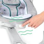 Ingenuity ConvertMe 2-in-1 Compact Portable Baby Swing & Infant Seat, Battery-Powered Vibrations, Automatic Sway, Nature Sounds - Nash by Kids II