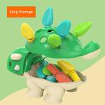 Toddler Montessori Toys Learning Activities Educational Dinosaur Games - Baby Sensory Fine Motor Skills Developmental Toys - Gifts for 6 9 12 18 Month Age 1 2 3 4 One Two Year Old Boys Girls Kids from shenzhenshishengtedianzikejiyouxiangongsi