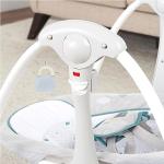 Ingenuity ConvertMe 2-in-1 Compact Portable Baby Swing & Infant Seat, Battery-Powered Vibrations, Automatic Sway, Nature Sounds - Nash by Kids II