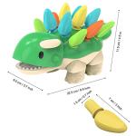 Toddler Montessori Toys Learning Activities Educational Dinosaur Games - Baby Sensory Fine Motor Skills Developmental Toys - Gifts for 6 9 12 18 Month Age 1 2 3 4 One Two Year Old Boys Girls Kids from shenzhenshishengtedianzikejiyouxiangongsi