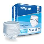 Attends Incontinence Care Underwear for Adults, Extra, XL, 14 Count (Pack of 4) by Attends