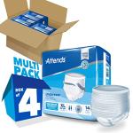 Attends Incontinence Care Underwear for Adults, Extra, XL, 14 Count (Pack of 4) by Attends