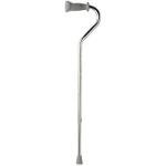 Sammons Preston Adjustable Aluminum Walking Cane with Standard Handle, Ergonomic Cane, Orthopedic Cane, Offset Walking Stick for Independent Mobility, Comfort Handle for Elderly, Disabled, Handicapped from Patterson Medical Holdings Inc.