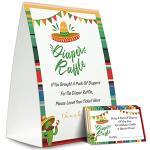 Diaper Raffle Sign,Diaper Raffle Baby Shower Game Kit (1 Standing Sign + 50 Guessing Cards),Fiesta Raffle Insert Ticket,Baby Showers Decorations,Card for Baby Shower Game to Bring a Pack of Diapers-N13 from 