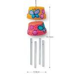 4M 4824 Make A Wind Chime Kit - Arts & Crafts Construct & Paint A Wind Powered Musical Chime DIY Gift for Kids, Boys & Girls from Toysmith