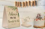 Advice for the Parents-to-Be Sign, Baby Shower Advice Game Kit (1 Standing Sign + 50 Advice Cards), Baby Showers Decorations-NPZAD06 from 