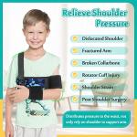 Pediatric Shoulder Immobilizer Kids Arm Sling for Shoulder Injury Dislocated Medical Child Sling for Broken Collarbone Healing Brace Clavicle Fracture Rotator Cuff Toddler Arm Sling from Mybow