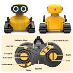GILOBABY Remote Control Robot Toys, 2.4GHz RC Robots for Kids with Flexible Head & Arms, Dance Moves, Music and LED Eyes, Birthday Gifts for Children Boys Girls Age 4-7 from GILOBABY