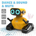 GILOBABY Remote Control Robot Toys, 2.4GHz RC Robots for Kids with Flexible Head & Arms, Dance Moves, Music and LED Eyes, Birthday Gifts for Children Boys Girls Age 4-7 from GILOBABY