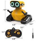 GILOBABY Remote Control Robot Toys, 2.4GHz RC Robots for Kids with Flexible Head & Arms, Dance Moves, Music and LED Eyes, Birthday Gifts for Children Boys Girls Age 4-7 from GILOBABY
