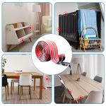 100% Silicone Edge Protectors for Kids, Soft Edge Protector Strip Transparent, 6.6ft Pre-Tape Adhesive Corner Protectors Baby Proofing for Kids Safety, Child Table Cabinets Drawers Furniture Bumper by Suwarc