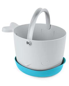 Skip Hop Bath Toy Storage, Moby Stowaway Bucket, Grey from Skip Hop