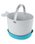 Skip Hop Bath Toy Storage, Moby Stowaway Bucket, Grey from Skip Hop