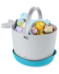 Skip Hop Bath Toy Storage, Moby Stowaway Bucket, Grey from Skip Hop